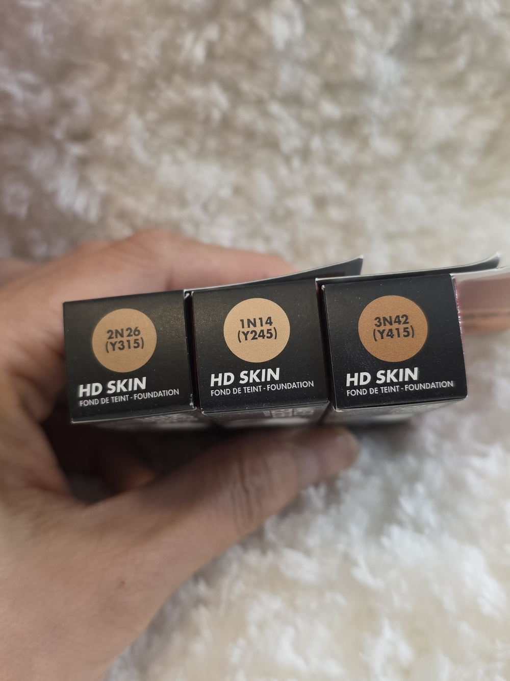 HD Skin Liquid Foundation Trio - Neutral/Beige Shades